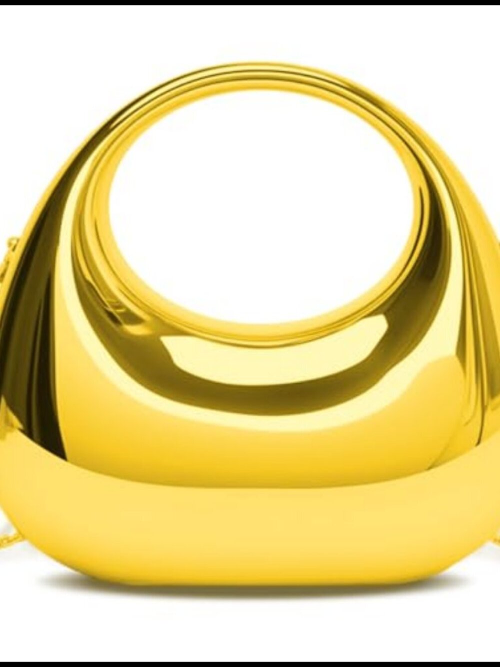 Acrylic Clutch Purses for Women Metallic Evening Handbag Moon Hobo Bag